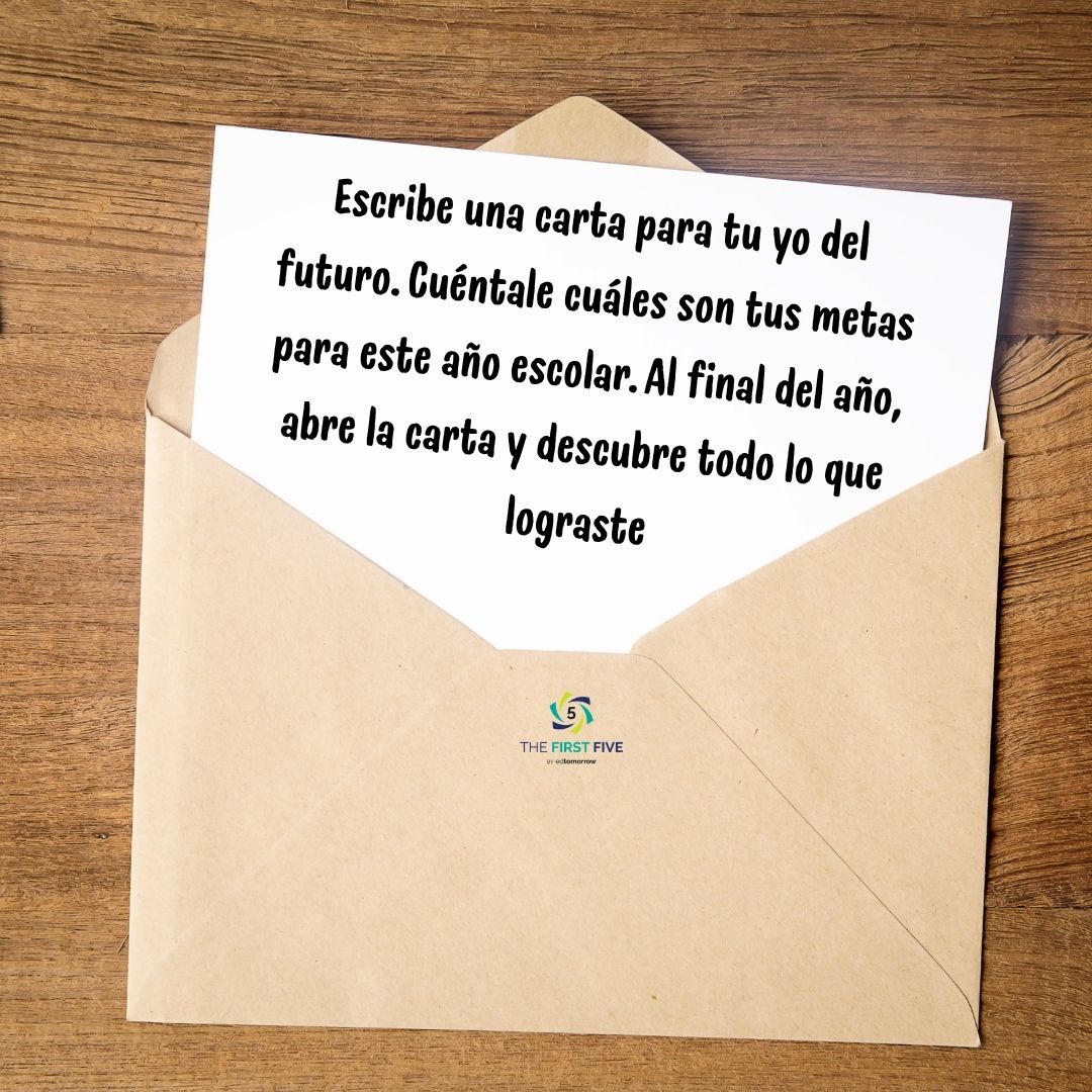 Carta de Metas para Uno Mismo