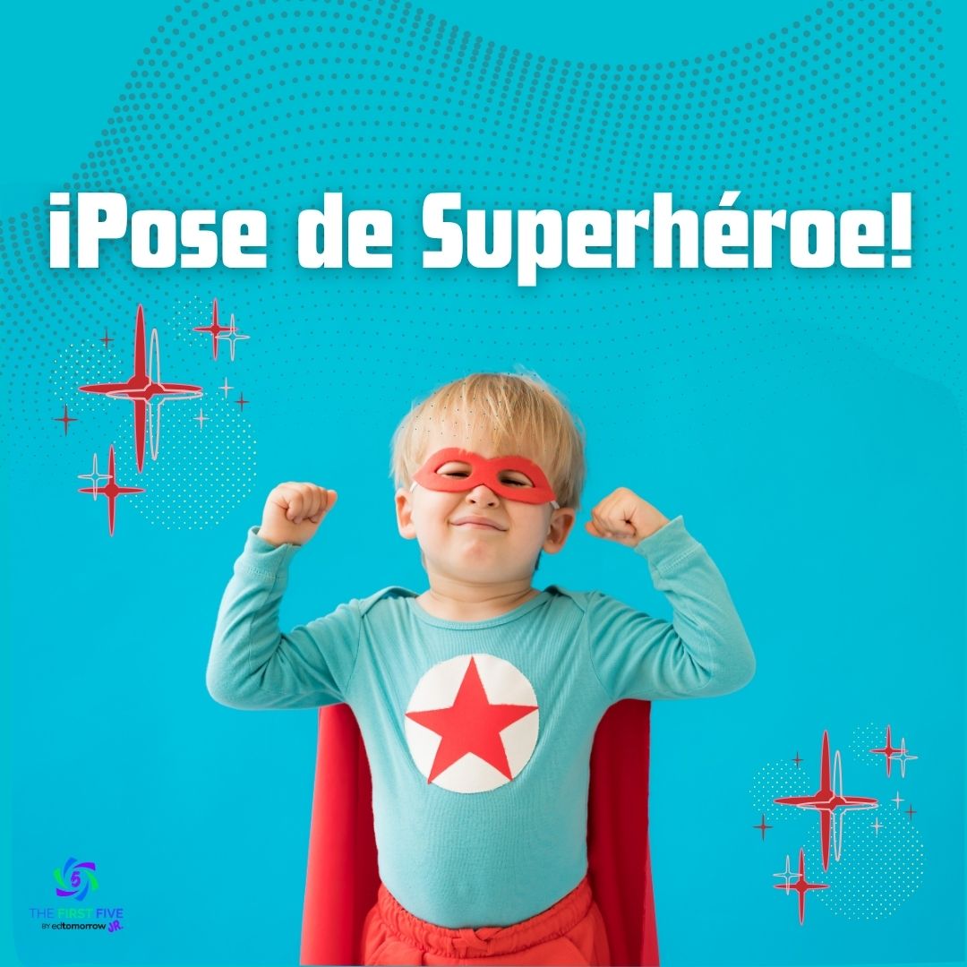 Pose de Superhéroe