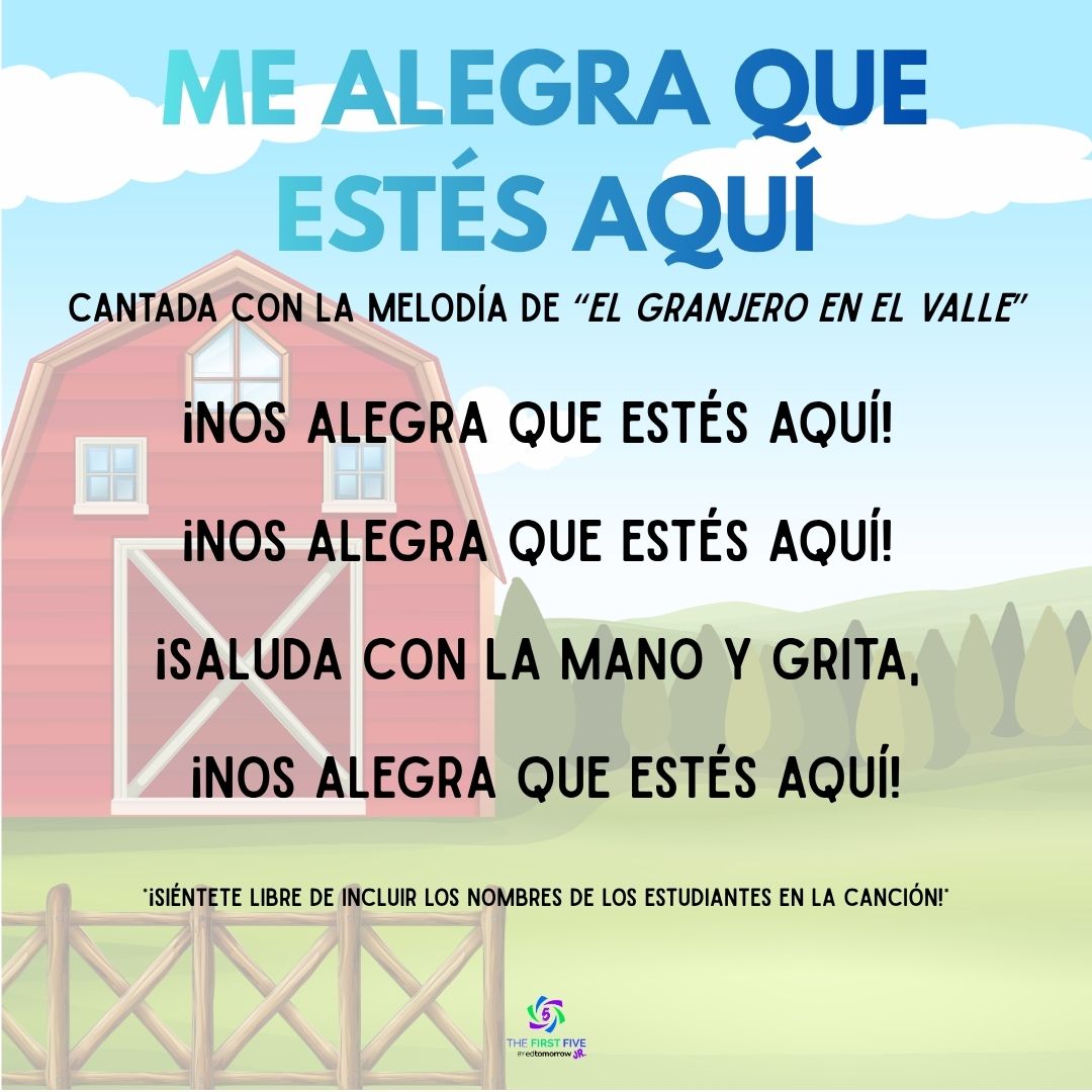 Me Alegro de Que Estés Aquí