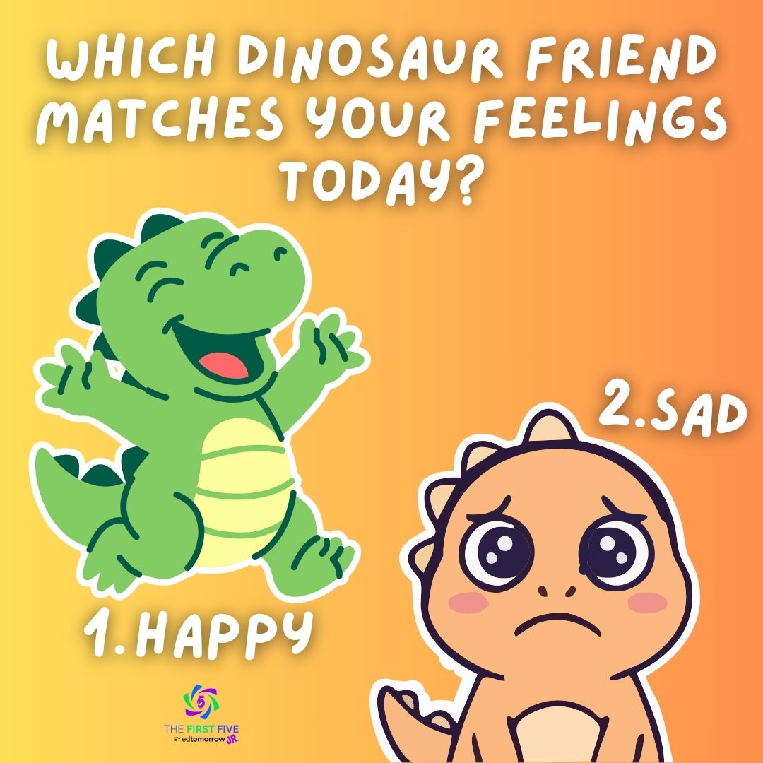 Happy Sad Dinosaur