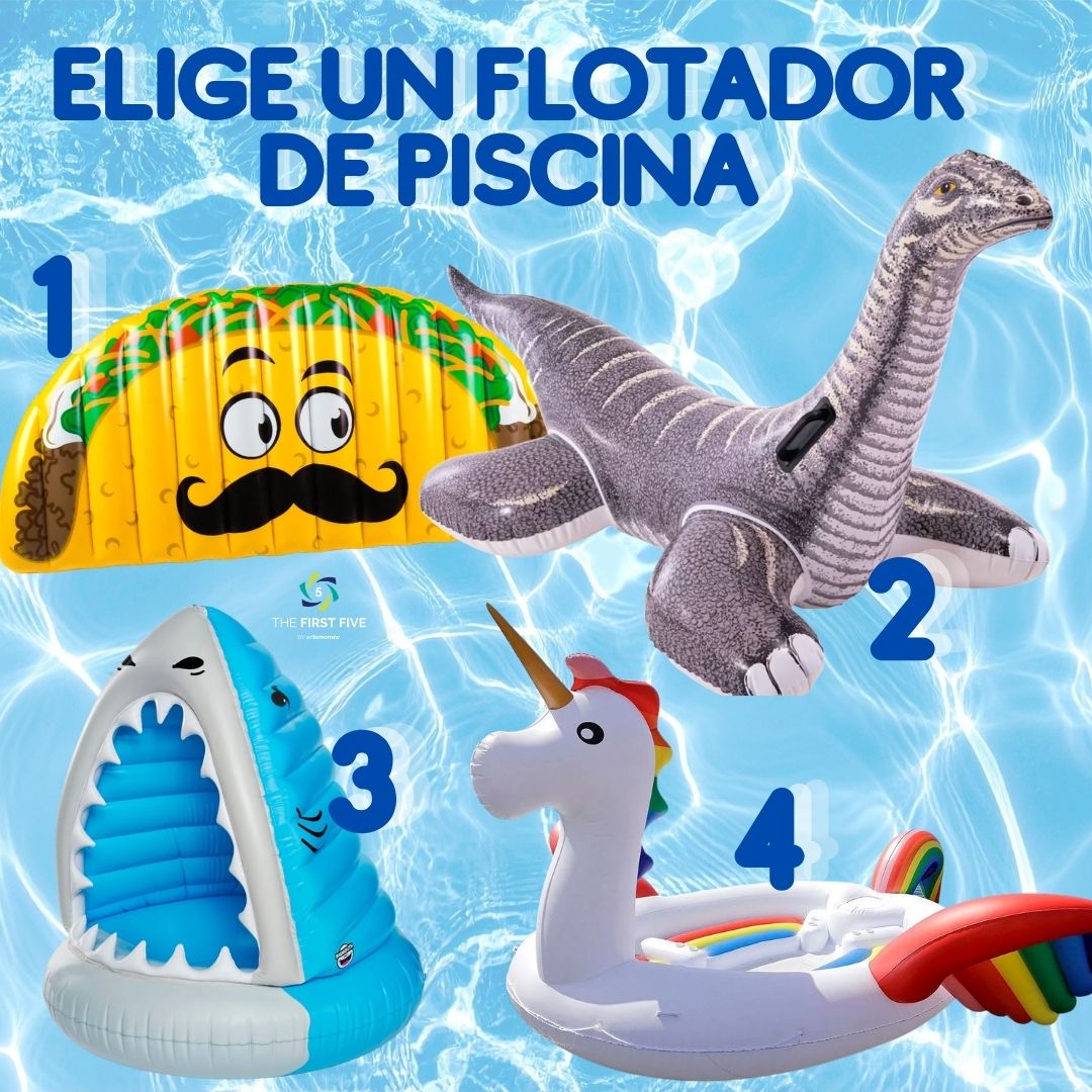 Elige un Flotador de Piscina