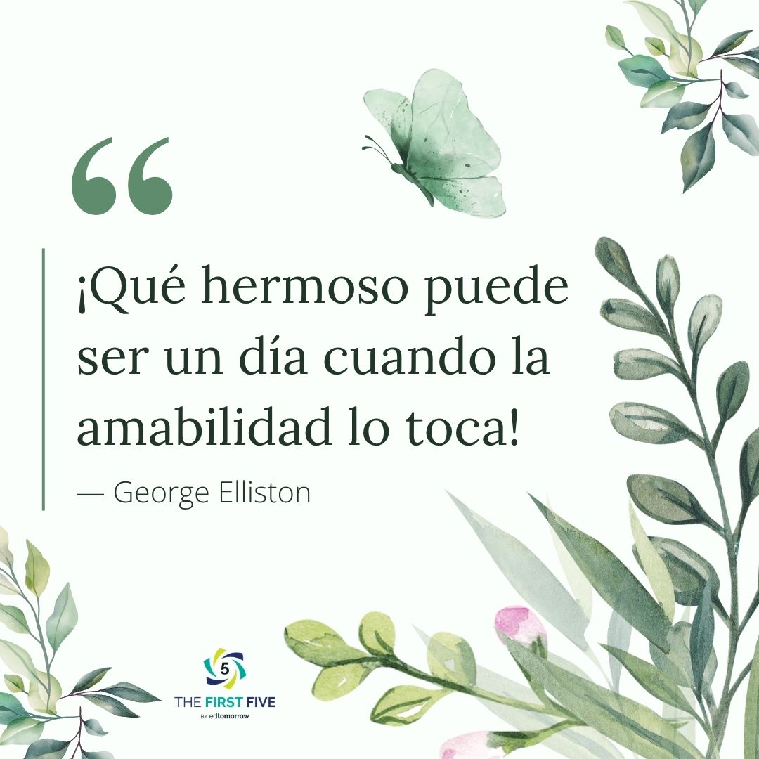 Hermoso día con Amabilidad