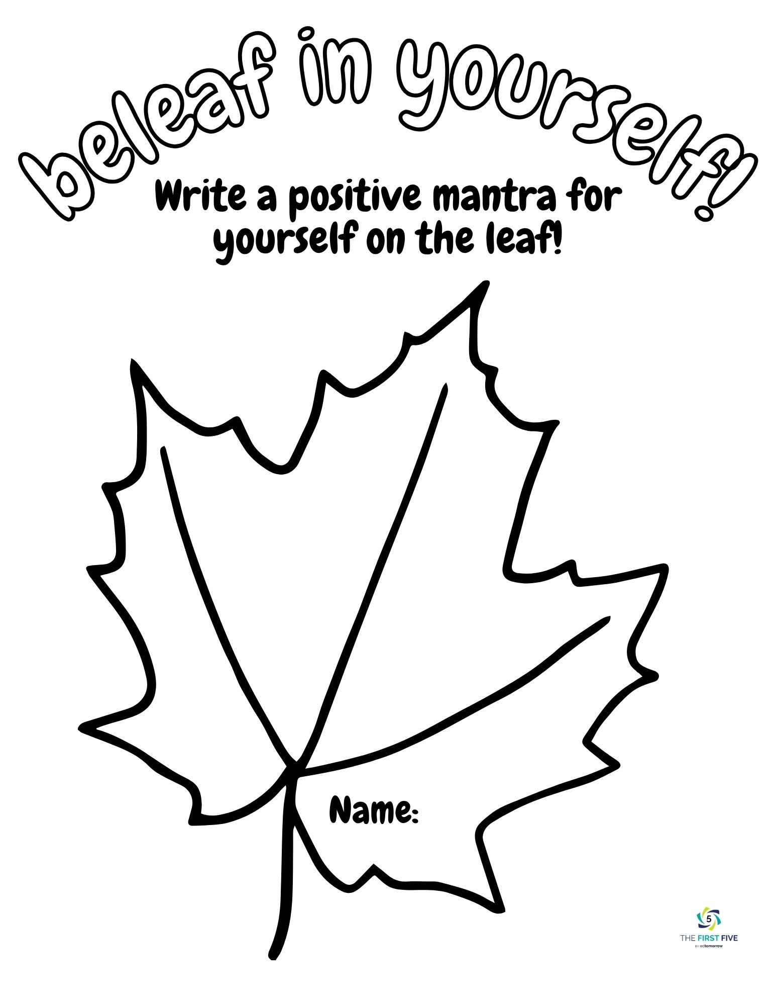 Beleaf in Yourself! PDF