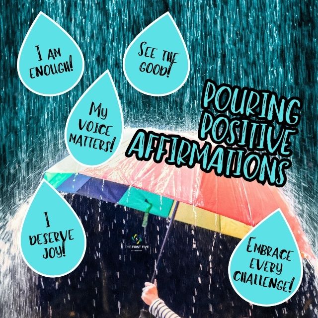 Pouring Positive Affirmations