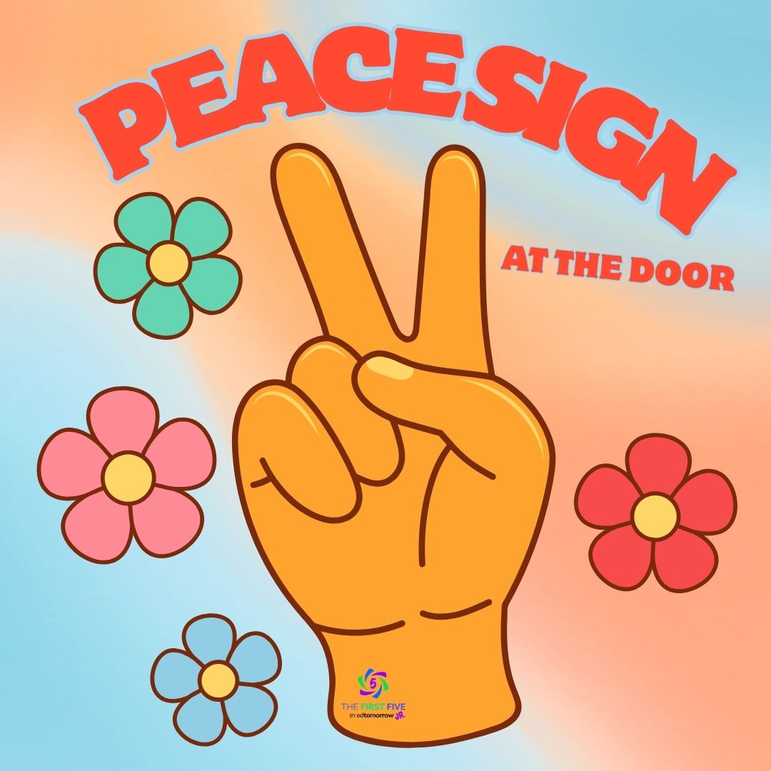 Flower Peace Sign