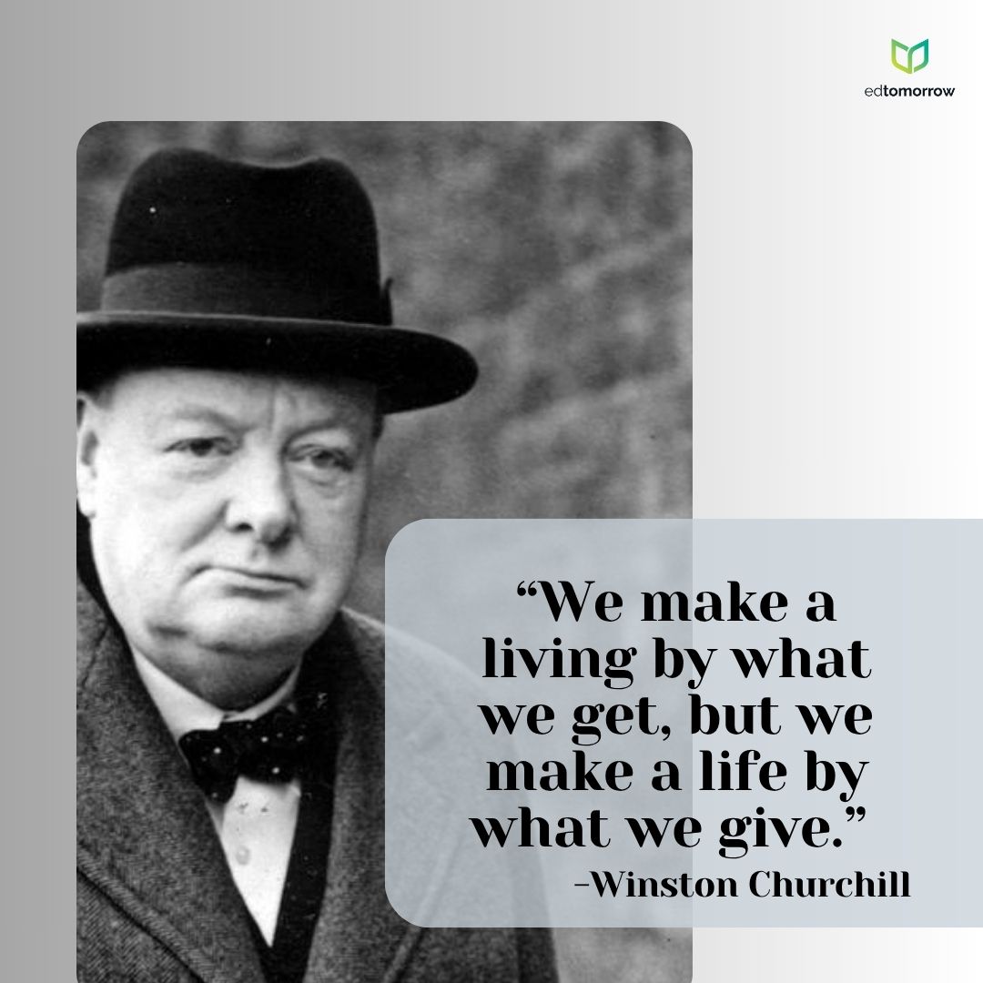 Winston Churchill Generosity