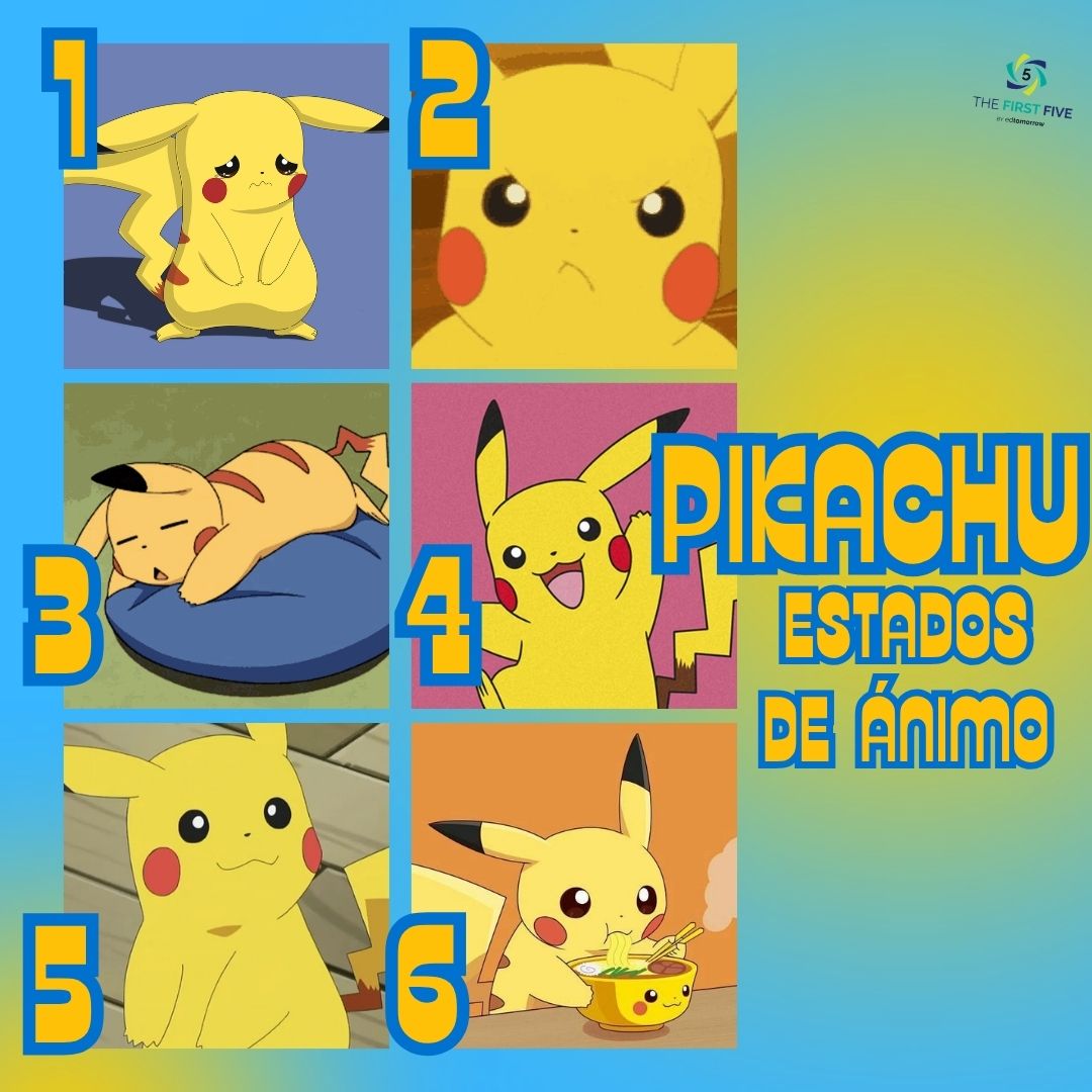 Estados de ánimo de Pikachu