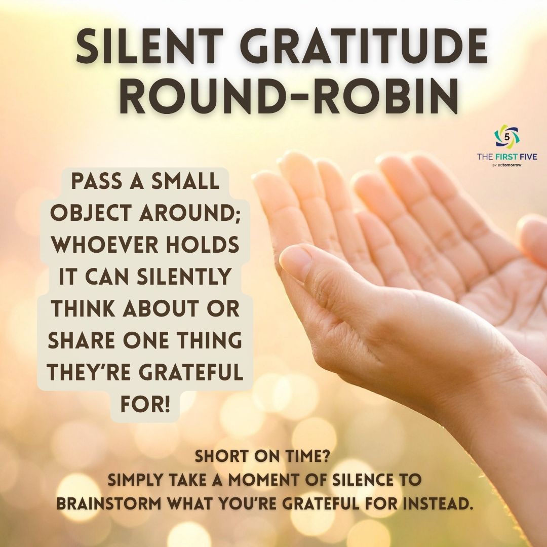 Silent Gratitude Round-Robin