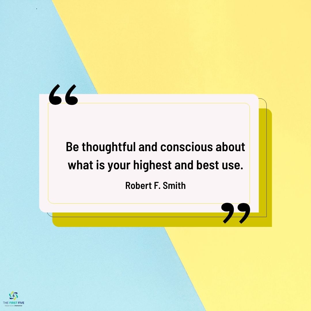 Robert F. Smith Thoughtful and Conscious