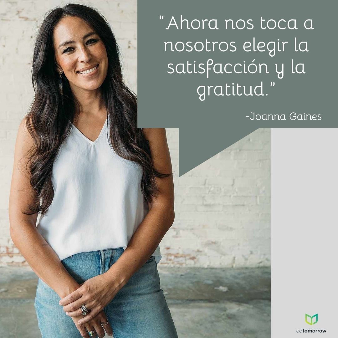 Joanna Gaines Agradecimiento