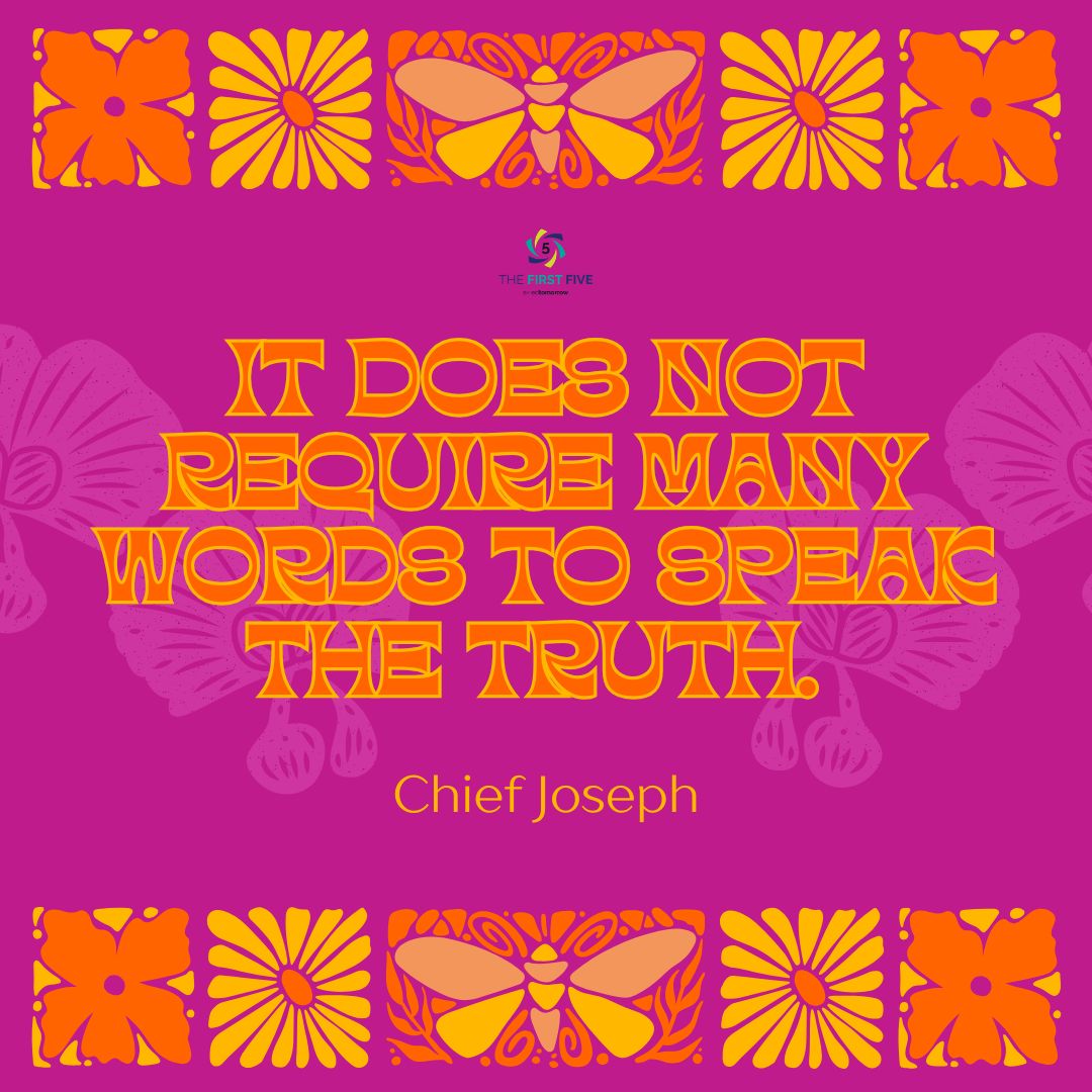 Chief Joseph Speak the Truth