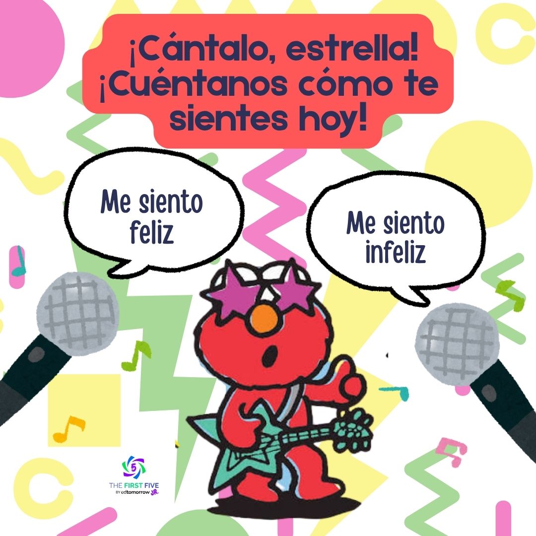 Sentimientos de Estrella de Rock de Elmo