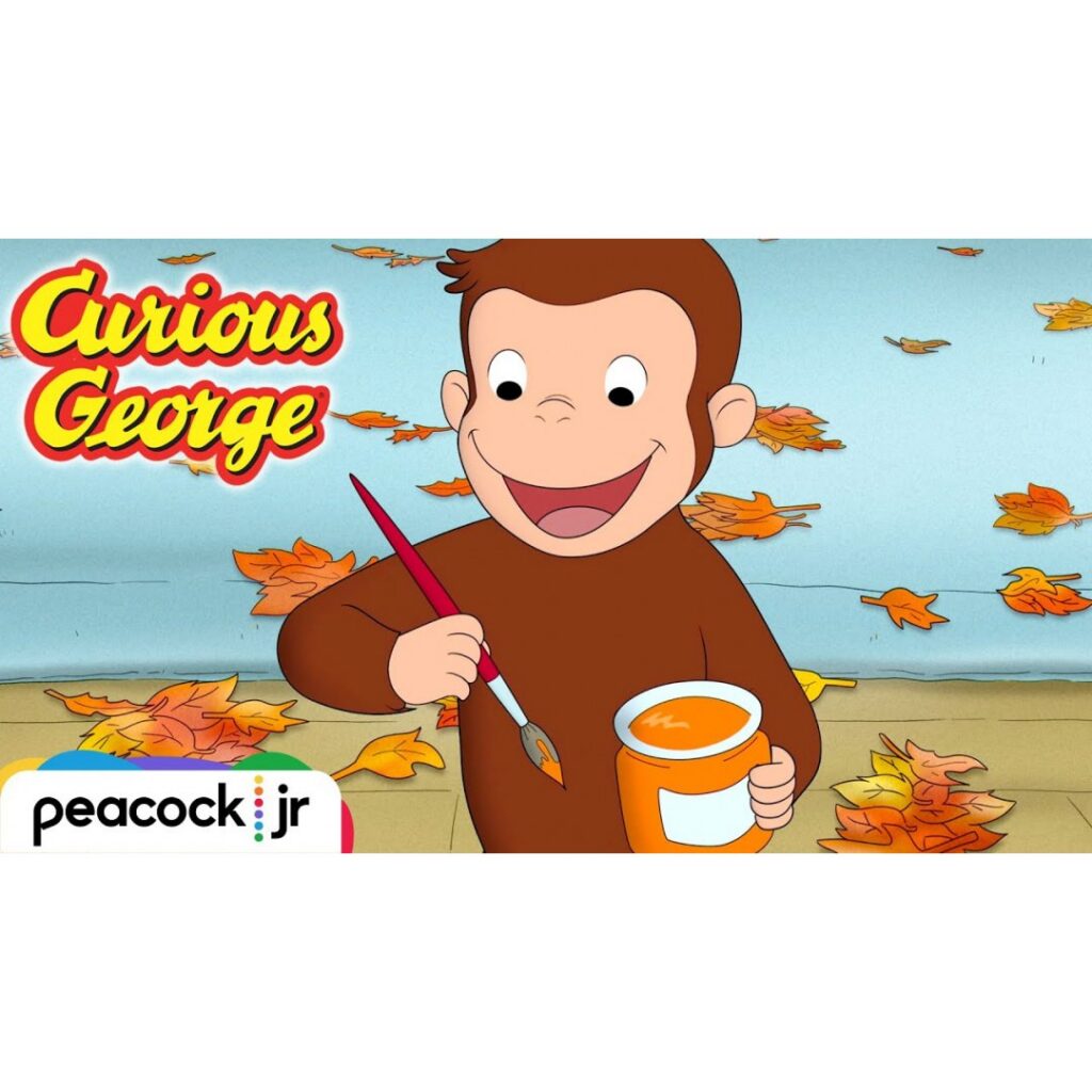 Curious George Fall Leaves
